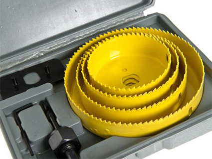 Hullsagsett. Sett til å sage hull.