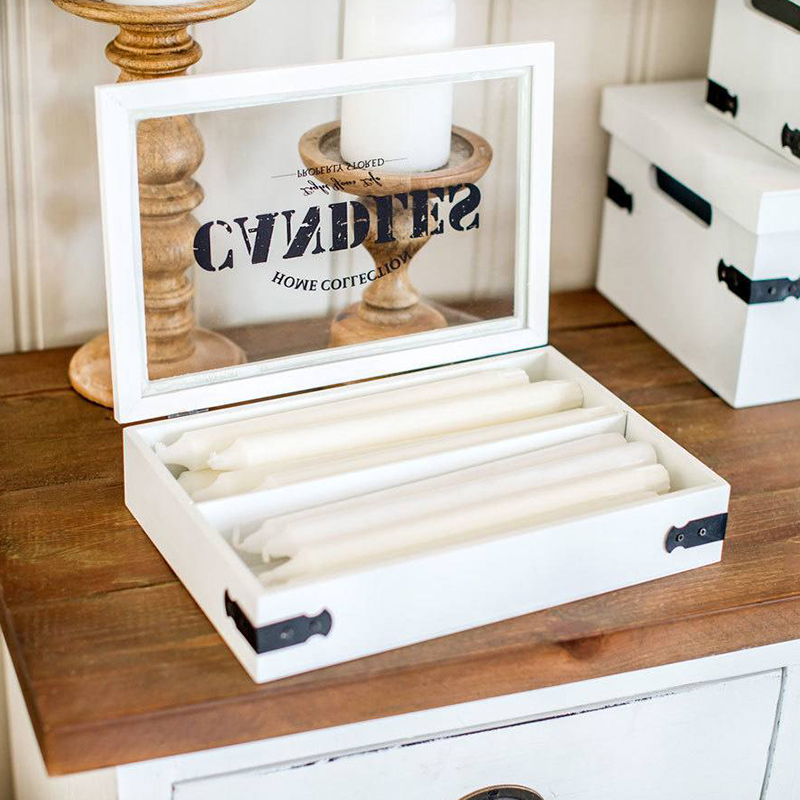 Oppbevaringsboks til stearinlys