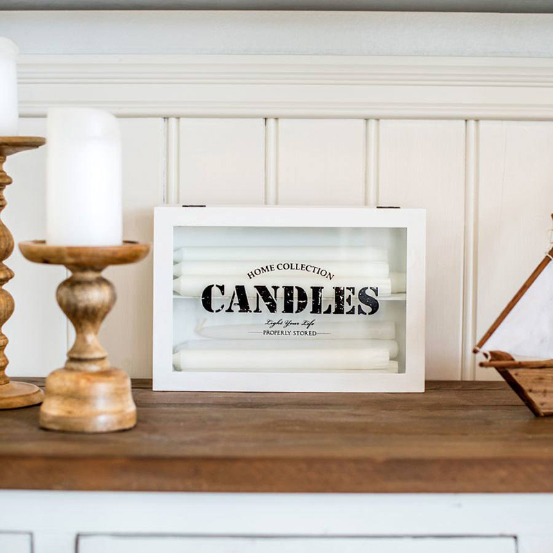 Oppbevaringsboks til stearinlys