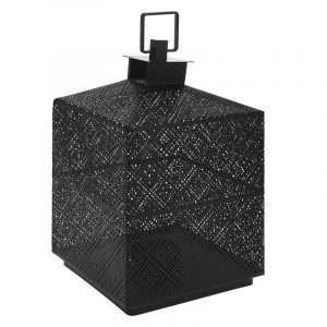 Lanterne i metall til telys