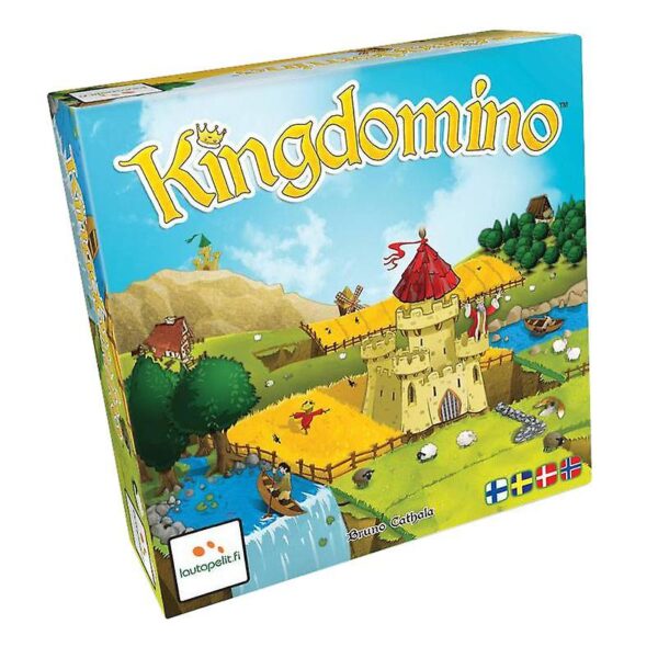 Kingdomino spill, familiespill, domino strategispill.