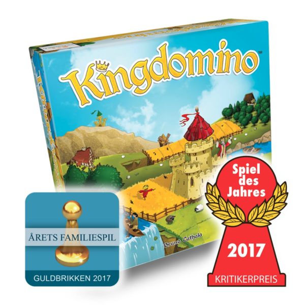 Kingdomino spill, familiespill, domino strategispill.