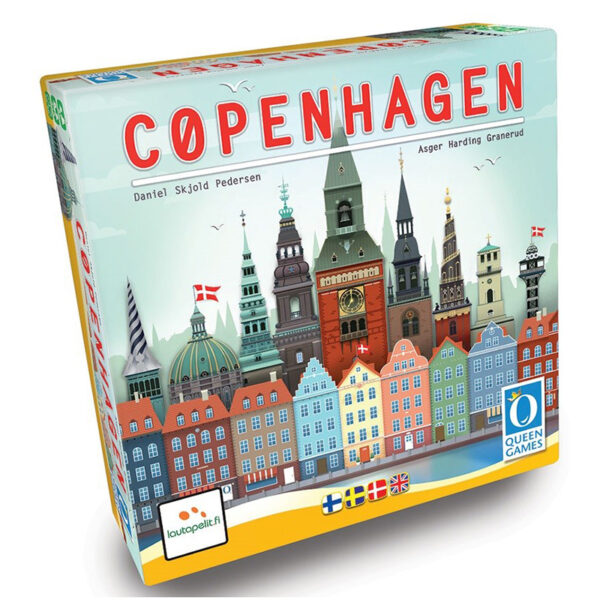 Copenhagen brettspill (DA/SV/ENG), strategispil, familiespill.