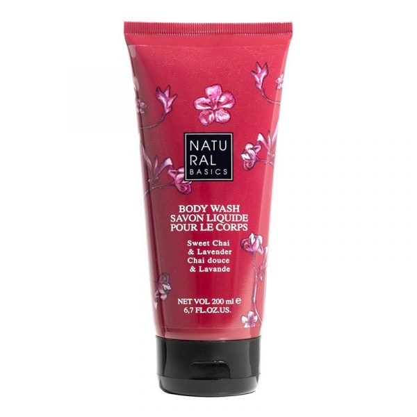 Dusjsåpe fra Natural Basic. Sweet Chai og Levender. 200 ml