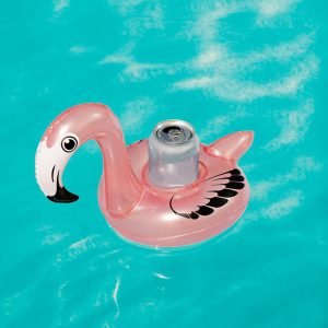 Oppblåsbar drikkeholder Flamingo