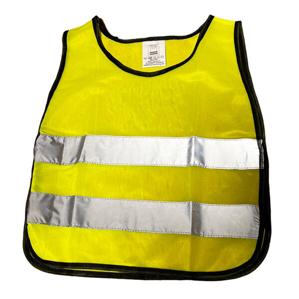Refleksvest barn, gul. reflex vest.