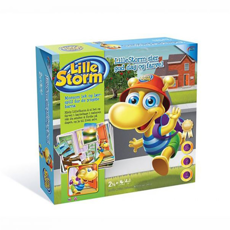 LilleStorm sier god dag og ha det, brettspill