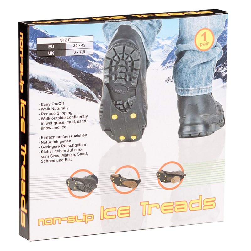 Isbrodder til sko, Isbrodd i gummi til å feste på skoene.