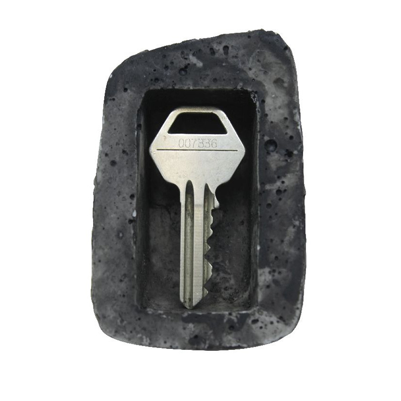 Key Rock nøkkelskjuler. Nøkkelstein skjuler nøkler i hemmelig gjemmested.