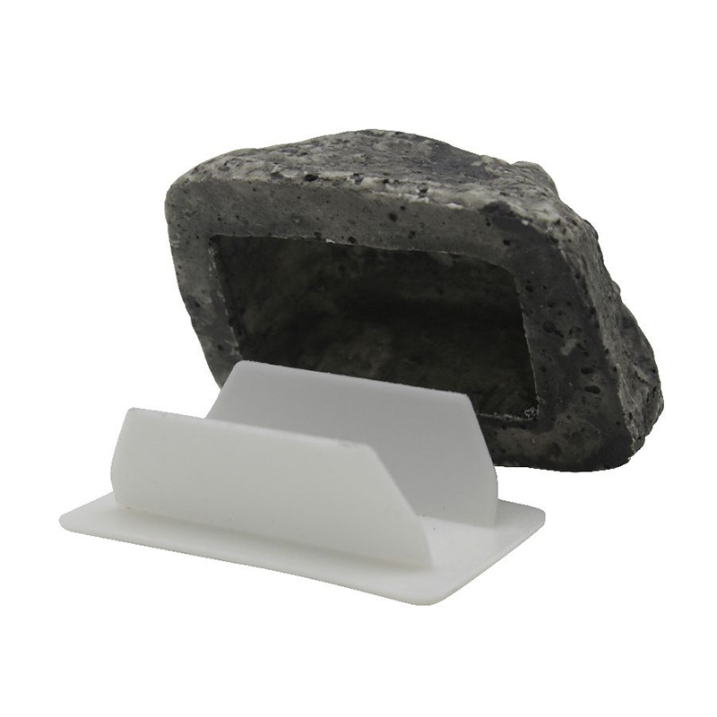 Key Rock nøkkelskjuler. Nøkkelstein skjuler nøkler i hemmelig gjemmested.