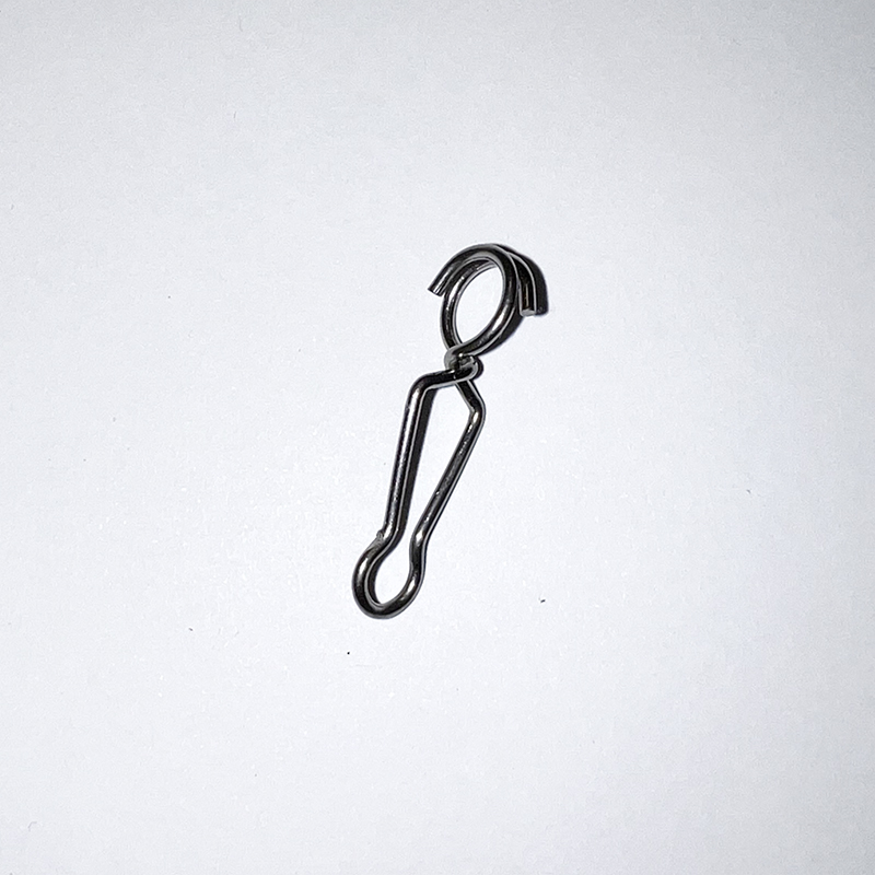 Speed-snap svivel. Stainless 8 mm, Ron Thompson, fiske swivel etc. 10stk.