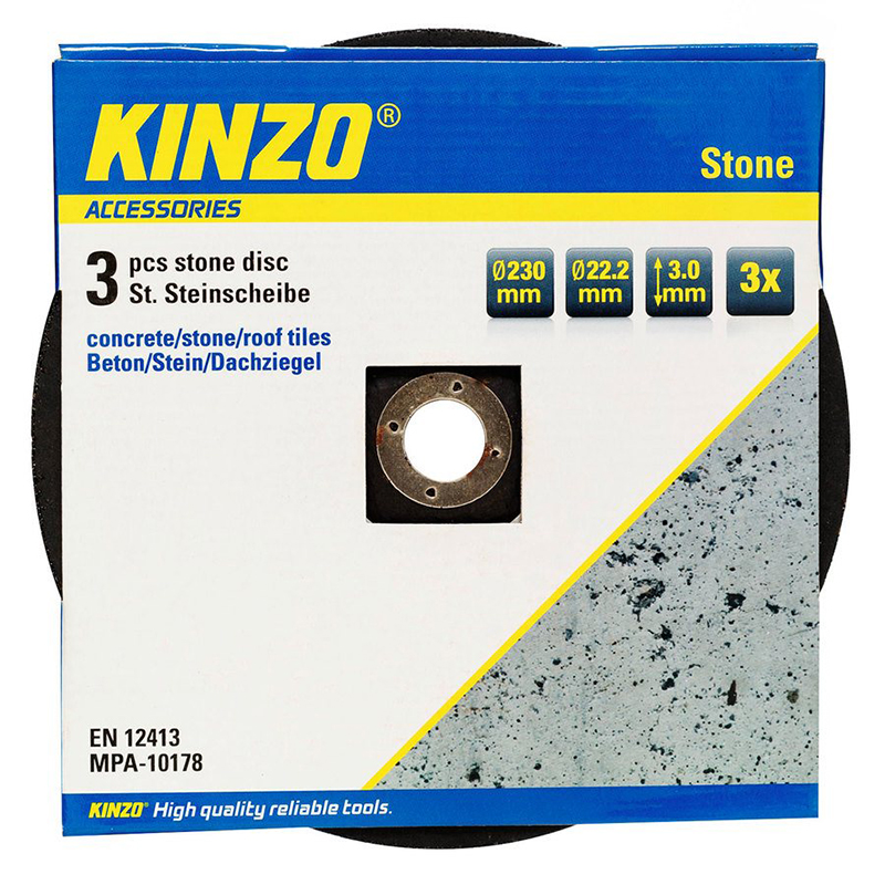 Kappskive for stein og betong - 3 stk. Kutteskive, kappeskive.