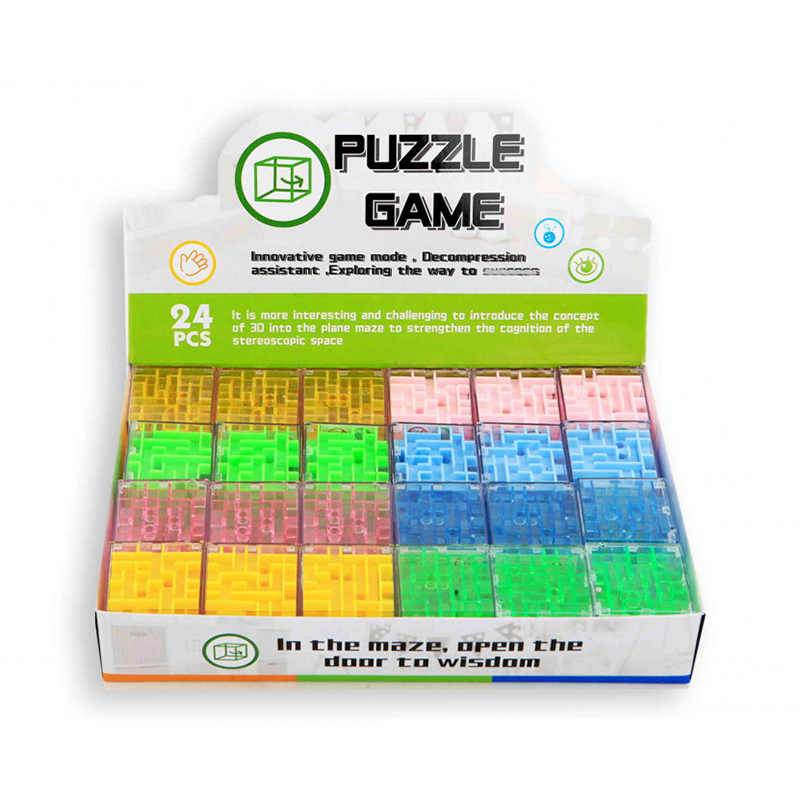 Pusle 3D hjernetrim, assorterte labyrint