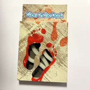 Lysende føtter, fluoriserende grønt lys