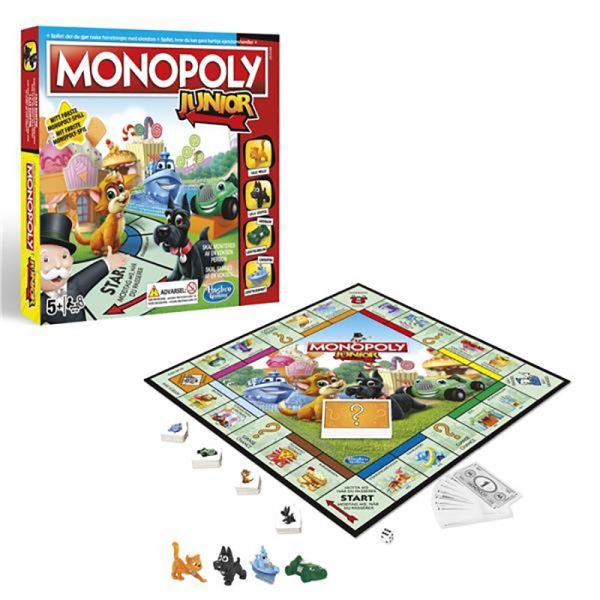 Monopoly Junior. Monopol for barn. Populært brettspill