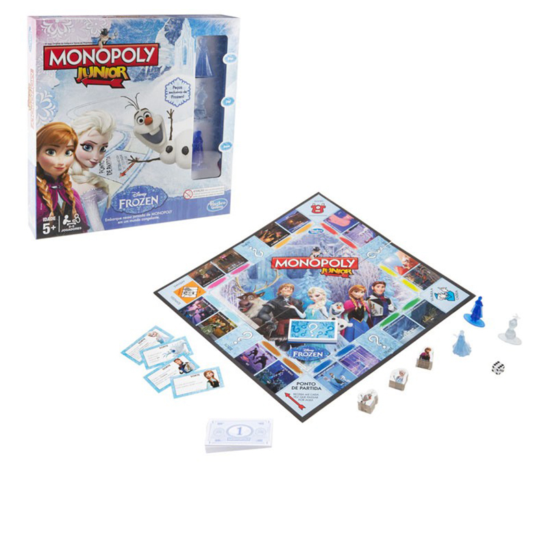 Monopoly Junior Frost. Monopol for barn Frozen. Populært brettspill
