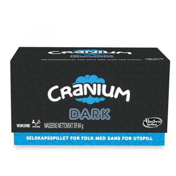 Cranium Dark. Et selskapsspill for voksne fra Hasbro. Spill, brettspill.