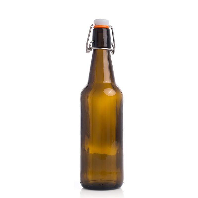 Ølflasker med patentkork. 12 stk. flasker til øl brygging.