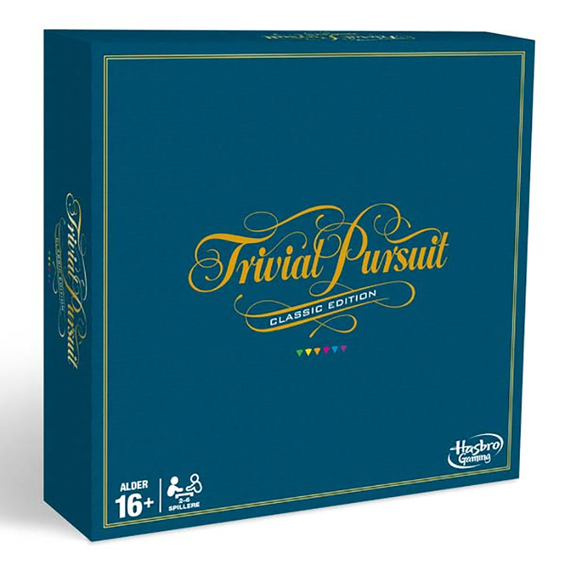 Trivial pursuit classic edition. Spørrespill, kunnskapsspill, Hasbro. Spill, brettspill.