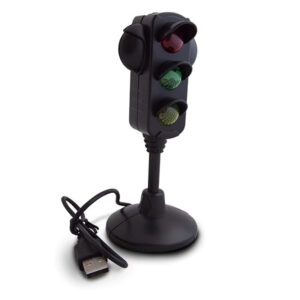 USB hub, 3 porter, trafikklys.