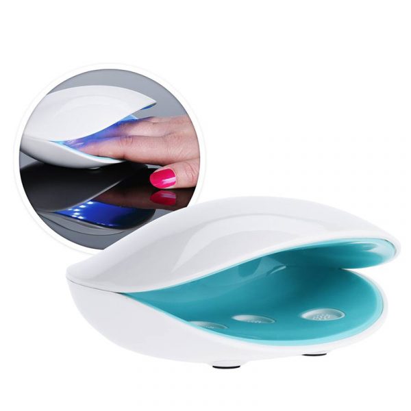 Neglelakktørker til gellack med UV-lys. Nail polish dryer.