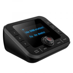 DAB-adapter til hjemmet – Oppladbar/Bluetooth/AUX