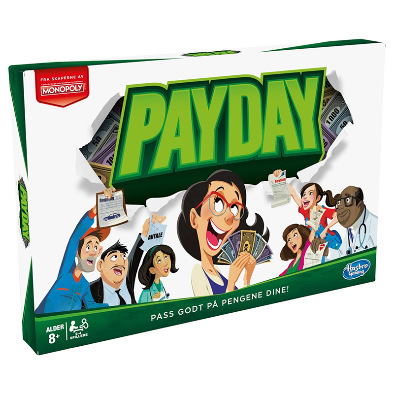 Monopoly Payday. Brettspill, monopol. Hasbro.
