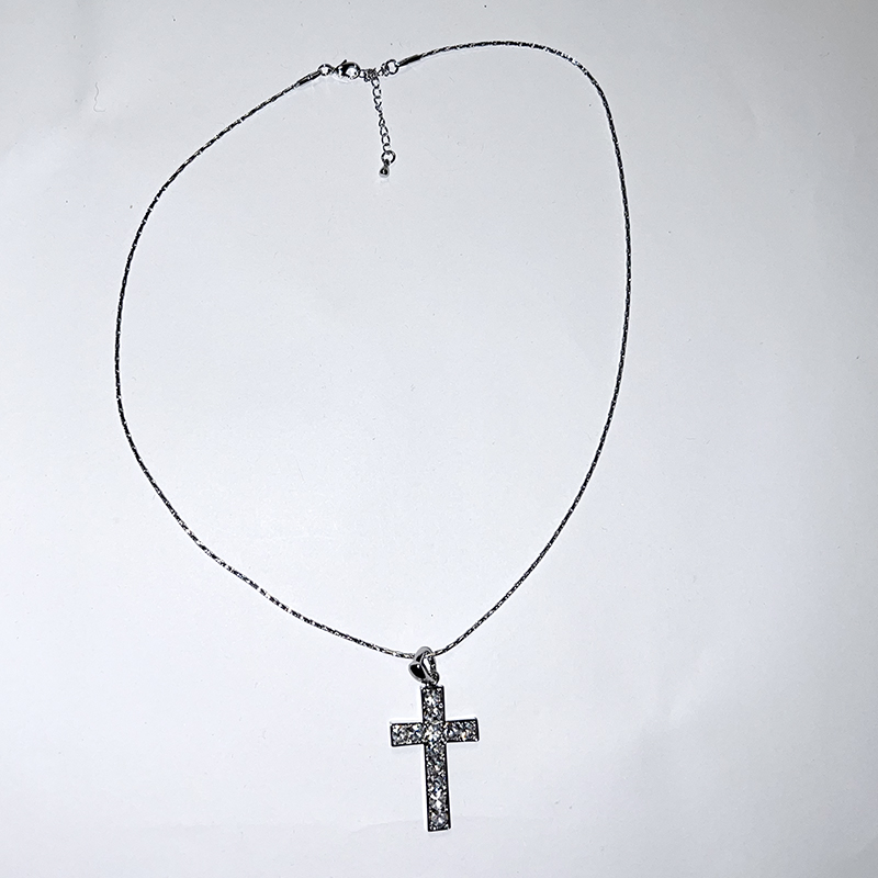 Smykke halskjede med kors - Bilde 2
