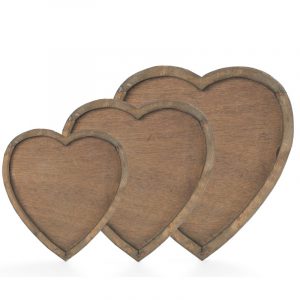 Fat 3 stk i sett, Heart